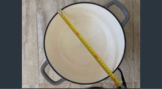 Olla Hierro Fundido Masterpro Negra/Gris