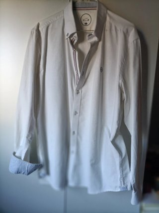 Camisa Oxford Blanca Talla XL