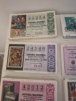 Lotería Nacional Antigua - Décimos Sueltos