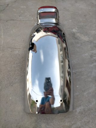 Piloto trasero custom chopper cromado