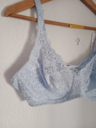 Sujetador encaje azul talla 95B