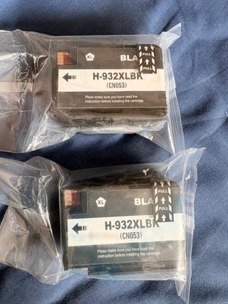 2 Cartuchos Tinta Negra 932XL