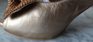 Sandalias Argentia doradas