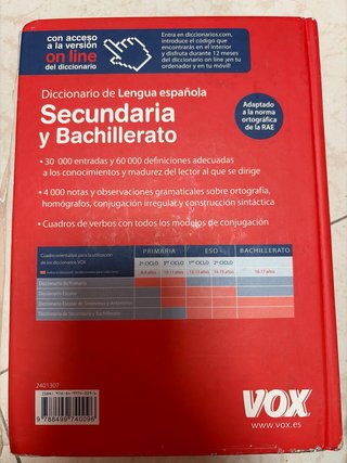 Diccionario de Secundaria y Bachillerato