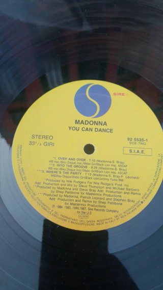 Madonna vinile You Can Dance
