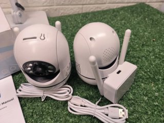 2 Cámaras WiFi PTZ Full HD 1080p