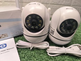 2 Cámaras WiFi PTZ Full HD 1080p