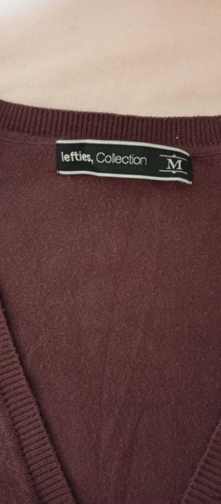 Chaqueta Lefties cuello pico talla  M