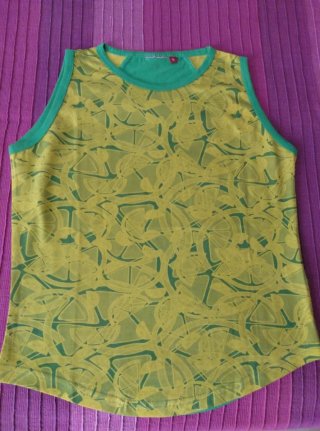 Camiseta sin mangas estampada S