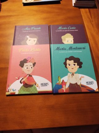 Pack 4 libros 'Mujeres extraordinarias'