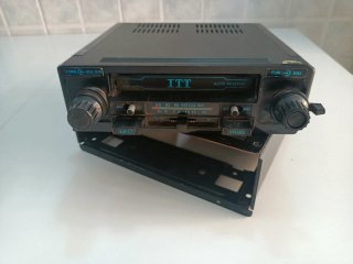 Autoradio Vintage ITT Non Testata Con Plancia