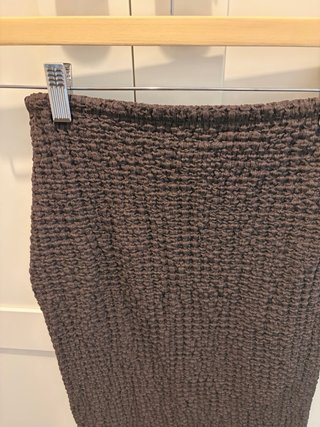 Falda larga Zara marrón talla S