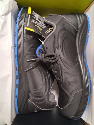 Zapatos de trabajo FORLI negros y azules