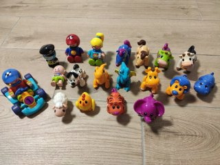 Lote Tolo Muñecos y Animales