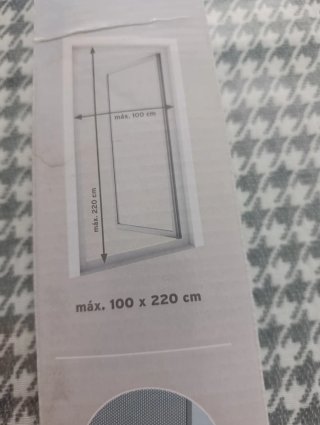 Mosquitera de puerta antracita