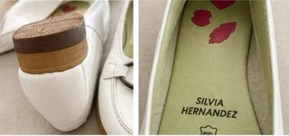 Mocasines Blanco de piel  Talla 37