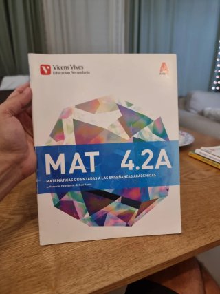 MAT 4A, Matemáticas orientadas a las enseñanzas...