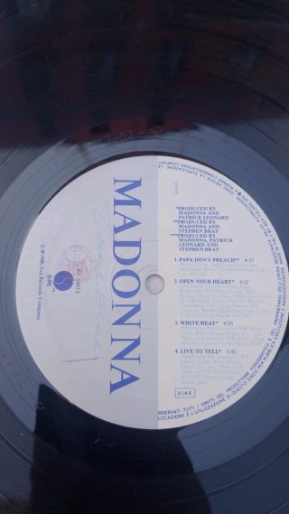 Madonna True Blue Vinile