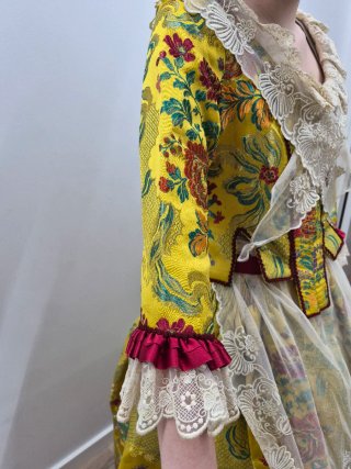 Vestido de fallera amarillo