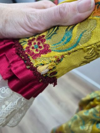 Vestido de fallera amarillo
