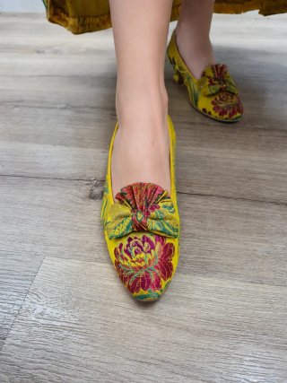 Vestido de fallera amarillo