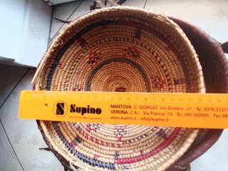 Cesto Etiope ORIGINALE vintage