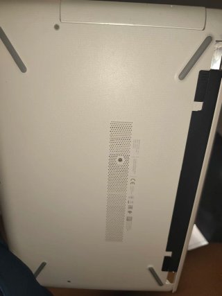 Portátil HP Negro y Blanco