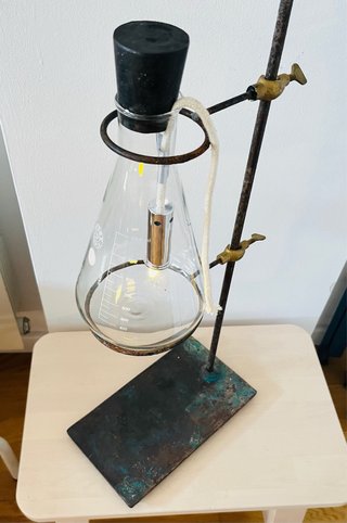 Lámpara Decoración Industrial Vidrio Metal
