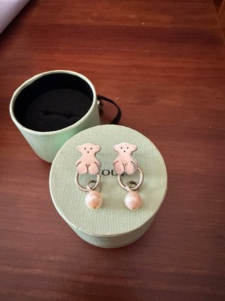 Pendientes Tous Oso Perla