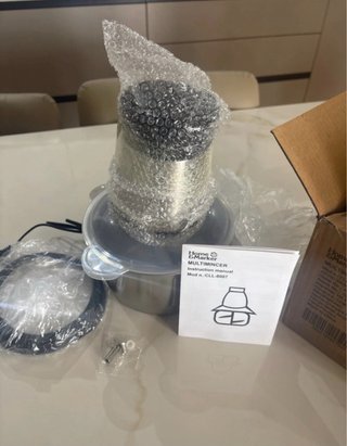 Tritatutto elettrico acciaio inox nuovo