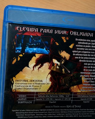 King of Thorn Blu-ray + DVD Combo