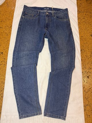 Vaqueros Slim Fit Azul Hombre Talla 48