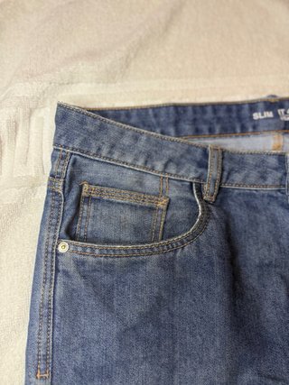 Vaqueros Slim Fit Azul Hombre Talla 48