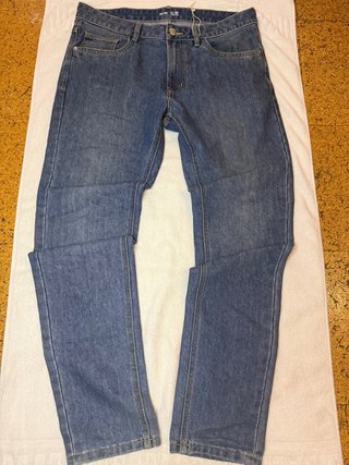 Vaqueros Slim Fit Azul Hombre Talla 48