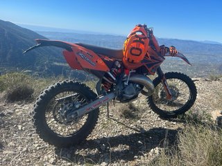 KTM EXC 125 Naranja/Blanca Enduro/Motocross