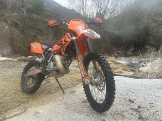 KTM EXC 125 Naranja/Blanca Enduro/Motocross