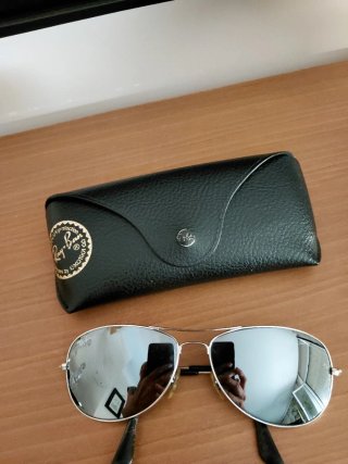 Gafas de sol Ray-Ban Aviator plateadas