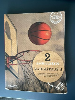 Matemáticas II. 2o de Bachillerato