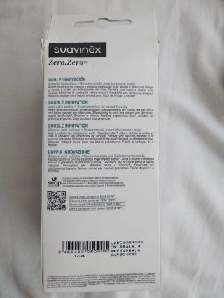 BIBERÓN SUAVINEX ZERO.ZERO ROSA 270ML