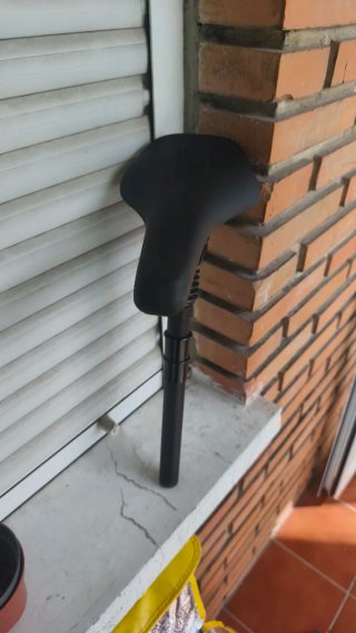 Asiento Bicicleta Ajustable Negro