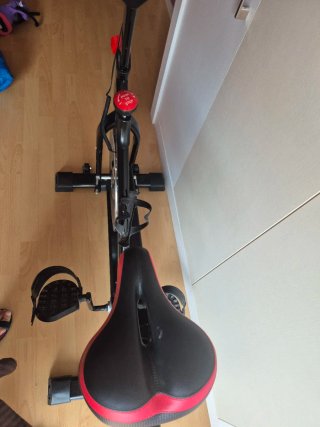 Bicicleta Spinning Fit-Force Negra/Roja