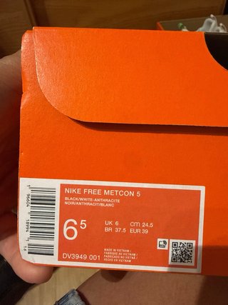 Nike Free Metcon 5 Talla 39 Nuevas