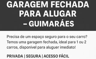 Garagem para Aluger. Um ou dois carros