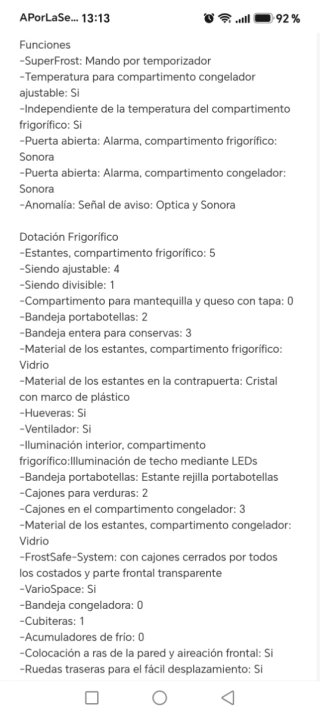 Frigorífico Liebherr CNP 4033 NUEVO SIN ESTRENAR