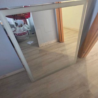 Espejo perfecto marcó con alguna marca