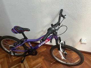 Bicicleta infantil B-PRO 20'' morada