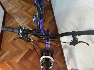 Bicicleta infantil B-PRO 20'' morada