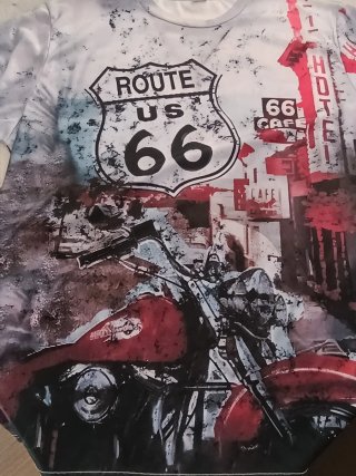 Camiseta Ruta 66 Talla xxxl