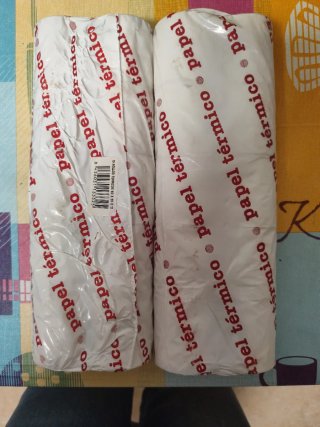 20 Rollos Papel Térmico 60x55x12