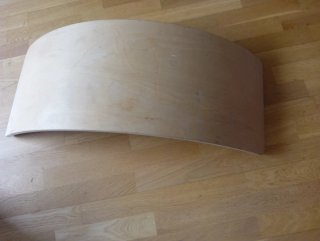 Tabla curva de madera
